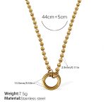 color: XL632G Gold Necklace