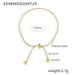 color: E548-Gold Bracelet