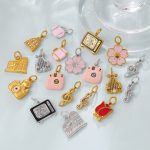 Retro TV Camera Musical Note Multi-Shape Pendant Stainless Steel DIY Cute Jewelry Accessories