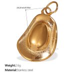 color: PJ506G Gold Pendant