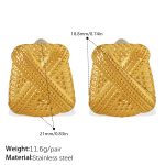 color: EH111G Gold Drop Earrings