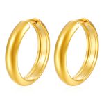 color: 【 Big 】 Wire Diameter 5mm Inner Diameter 20 Gold