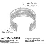 color: Z431-Steel Color Bangle -Small
