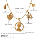 color: XL788G3 Multi-element Necklace