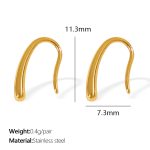 color: EH814 Gold Earrings