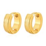 color: 4*9 Matte Earrings Gold