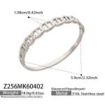 color: Z256-Steel Color Bangle