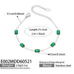 color: E002-Steel Color Bracelet 15+5cm