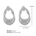 color: EH157 Steel Color Earrings