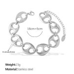 color: SL443S Silver Bracelet