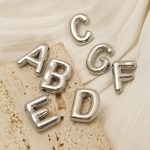 Glossy Solid Stainless Steel 26 English Letter Pendant Necklace DIY Ornament Accessories Pendant