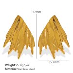 color: EH806 Gold Earrings