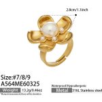 color: A564-Gold Ring / size: US 7