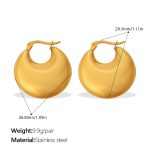 color: EH1297G Gold Earrings