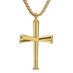 color: Baseball Gold + Pearl Chain