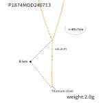 color: P1874-Gold Necklace