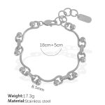 color: SL89 Silver Bracelet