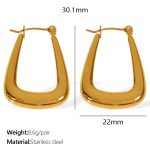color: EH846G Gold Earrings