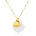 color: Double Shell 1 Necklace -4