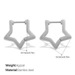 color: EH1235S Silver Earrings