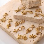 Light Luxury Diamond Twelve Constellation Jewelry Buckle Pendant DIY Bracelet Necklace Shoe Accessories