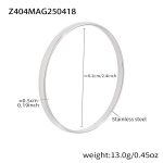 color: Z404-Steel Color 5mm Width Dome Bangle