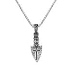 color: Arrowhead + Stainless Steel Chain