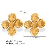 color: EH384 Gold Earrings