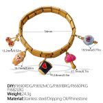 color: SL29G10 Multi-element Bracelet