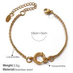 color: SL367G Gold Bracelet