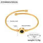 color: Z394-Gold Elastic Bangle 58MM