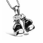 color: Boxing Glove + Stainless Steel Chain
