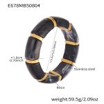 color: E678-Black Bracelet 55mm