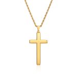 color: Cross Necklace Gold