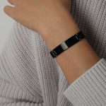 color: NE017-Black Bracelet -20cm