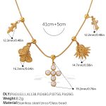 color: XL788G6 Multi-element Necklace