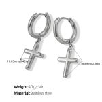 color: EH875S Silver Earrings