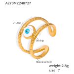color: A270-Gold Ring / size: US 7