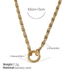 color: XL656G Gold Necklace