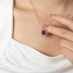 color: P386-Gold Necklace -40+5cm