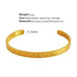 color: SZ37 Adjustable Open Bangle