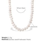 color: XL798WEG Freshwater Pearl Necklace