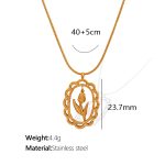color: XL157 Gold Necklace