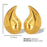 color: EH177 Gold 1 Pair