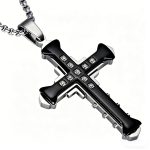 color: Black Double Layer + Stainless Steel Chain