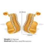 color: EH617 Gold Earrings