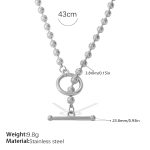 color: XL876S Silver Necklace