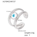 color: A270-Steel Color Ring / size: US 7
