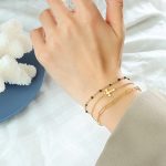 color: E094-Gold Three Layer Bracelet