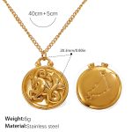 color: XL769G4 Gold Necklace